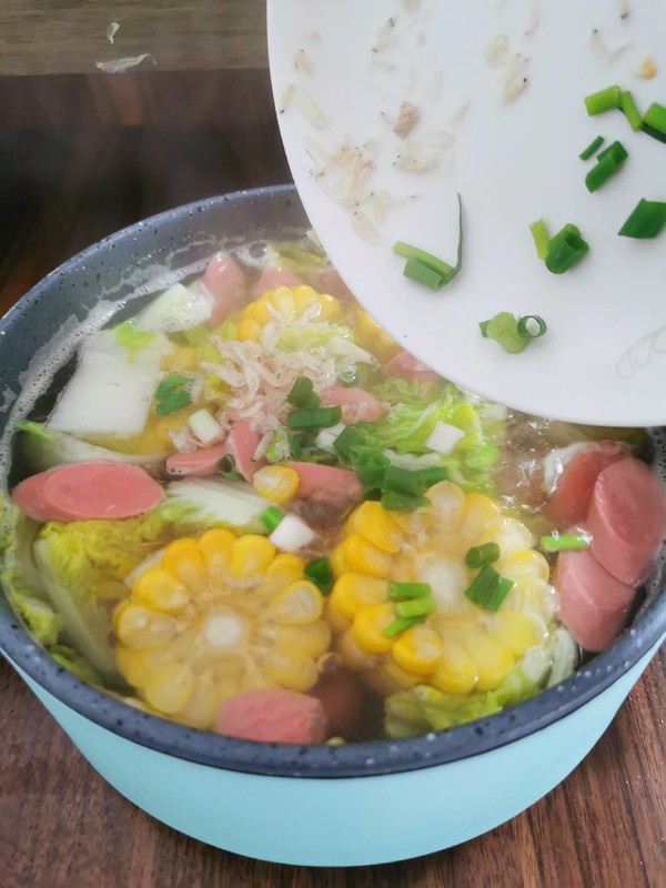 白菜玉米清脂養顏湯的做法-咸鮮味煮菜譜