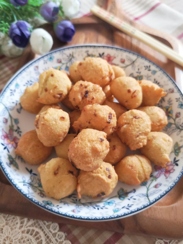 豆渣丸子的做法-咸鮮味炸菜譜