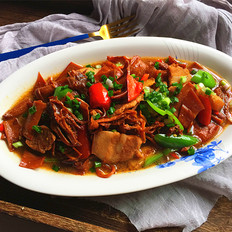 五花肉燒魷魚(yú)的做法-咸鮮味燒菜譜