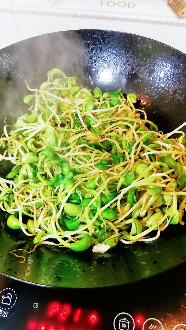 蒜香豆苗的做法-咸鮮味炒菜譜