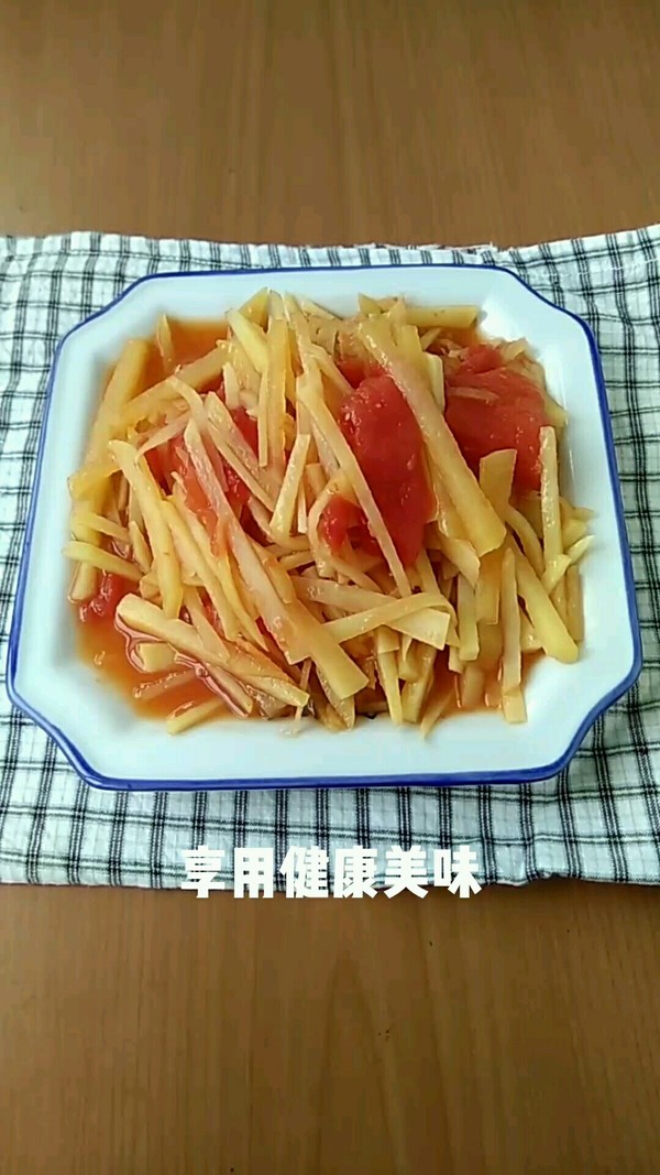 番茄土豆絲的做法-家常味燒菜譜-易網健康養生網 番茄土豆絲的做法-家常味燒菜譜