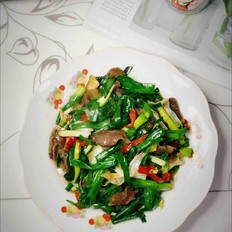 大蒜炒鴨肫的做法-家常味炒菜譜