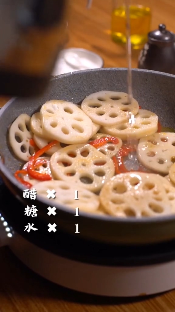 醋溜藕片的做法-酸辣味炒菜譜
