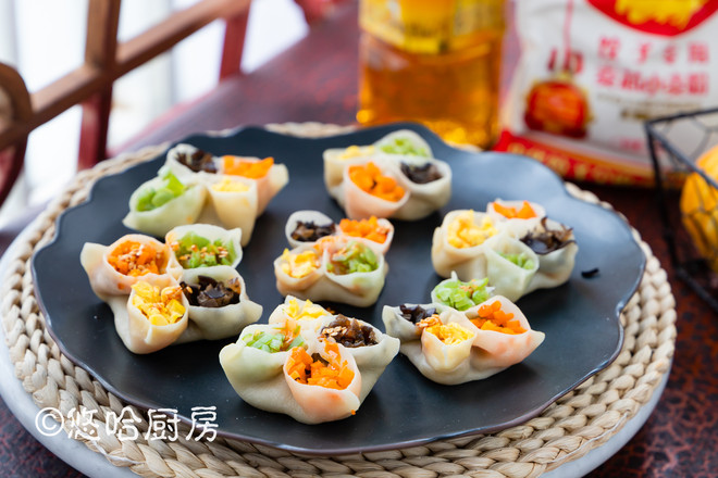 四喜餃子的做法-家常味蒸菜譜