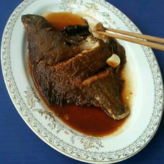 紅燒多寶魚(yú)的做法-咸鮮味燒菜譜