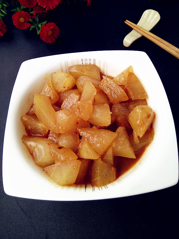 開(kāi)胃冬瓜咖喱的做法-咖喱味炒菜譜
