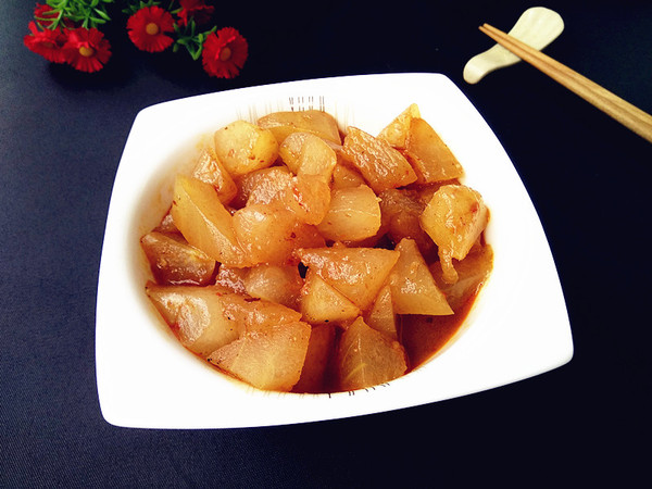 開(kāi)胃冬瓜咖喱的做法-咖喱味炒菜譜