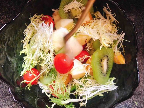 蔬菜水果沙拉的做法-酸甜味拌菜譜