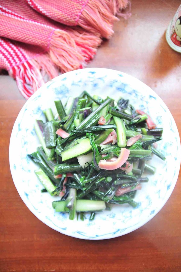 紫菜苔炒咸肉絲的做法-家常味炒菜譜-易網健康養生網 紫菜苔炒咸肉絲的做法-家常味炒菜譜