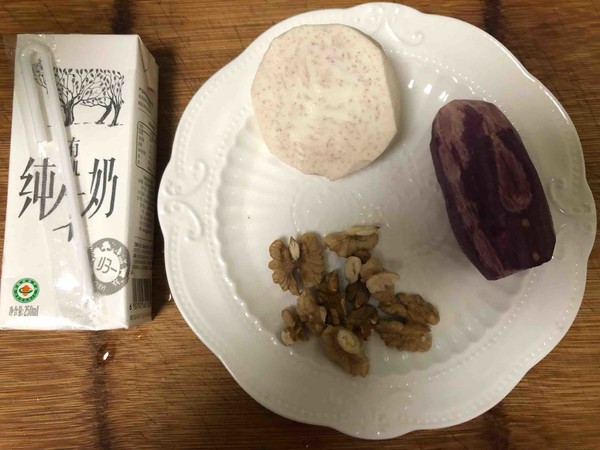 紫芋核桃奶的做法-甜味其它工藝菜譜