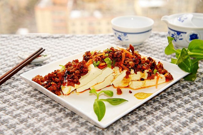 肉末老豆腐的做法-香辣味炒菜譜-易網(wǎng)健康養(yǎng)生網(wǎng) 肉末老豆腐的做法-香辣味炒菜譜