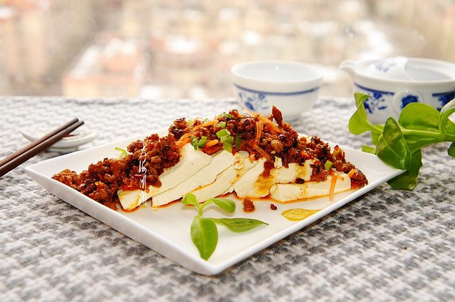 肉末老豆腐的做法-香辣味炒菜譜-易網(wǎng)健康養(yǎng)生網(wǎng) 肉末老豆腐的做法-香辣味炒菜譜