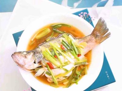 清蒸鱸魚(yú)的做法-咸鮮味煮菜譜