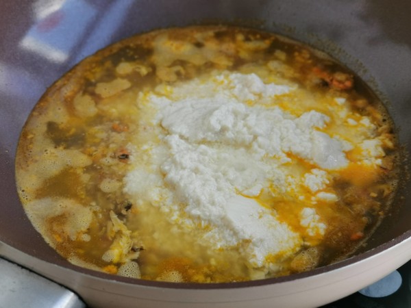 蟹粉豆腐羹的做法-家常味煮菜譜