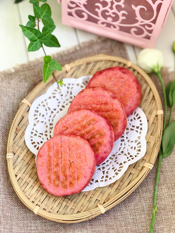 火龍果餡餅的做法-果味烙菜譜