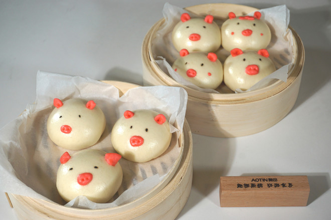 胖嘟嘟的小豬奶黃包的做法-甜味蒸菜譜-易網(wǎng)健康養(yǎng)生網(wǎng) 胖嘟嘟的小豬奶黃包的做法-甜味蒸菜譜