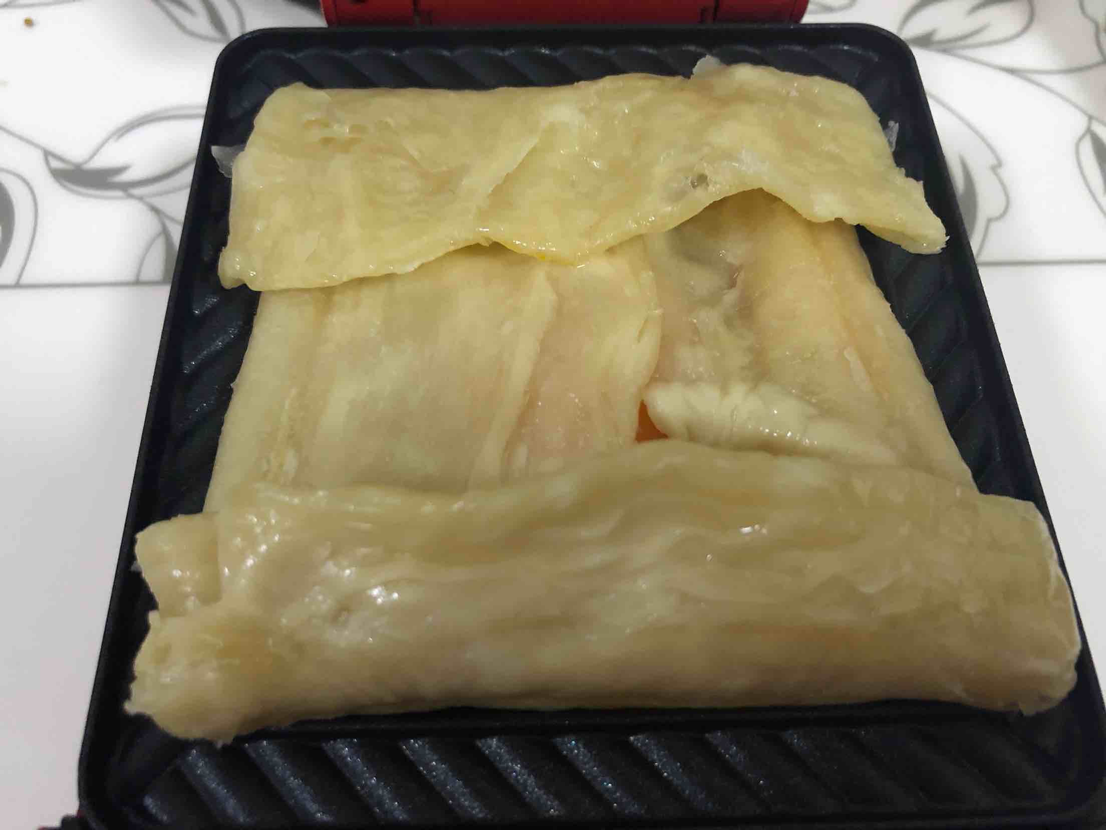 雞蛋火腿手抓餅的做法-家常味烤菜譜