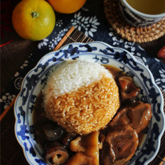 佛跳墻蓋飯的做法-家常味燜菜譜