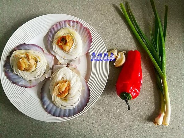蒜蓉粉絲扇貝的做法-咸鮮味蒸菜譜