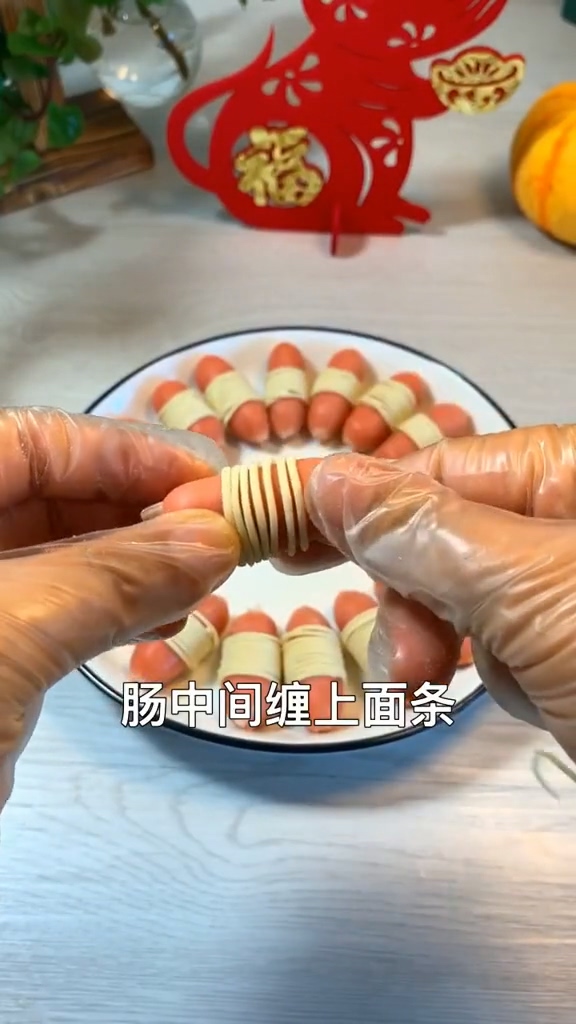 酥脆親親腸的做法-家常味炸菜譜