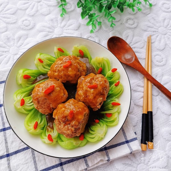 四喜丸子的做法-家常味蒸菜譜-易網健康養生網 四喜丸子的做法-家常味蒸菜譜