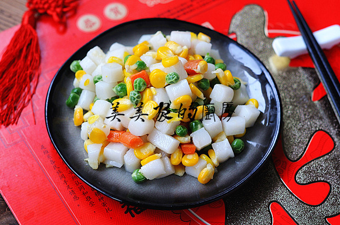 五福年糕的做法-家常味炒菜譜-易網健康養生網 五福年糕的做法-家常味炒菜譜
