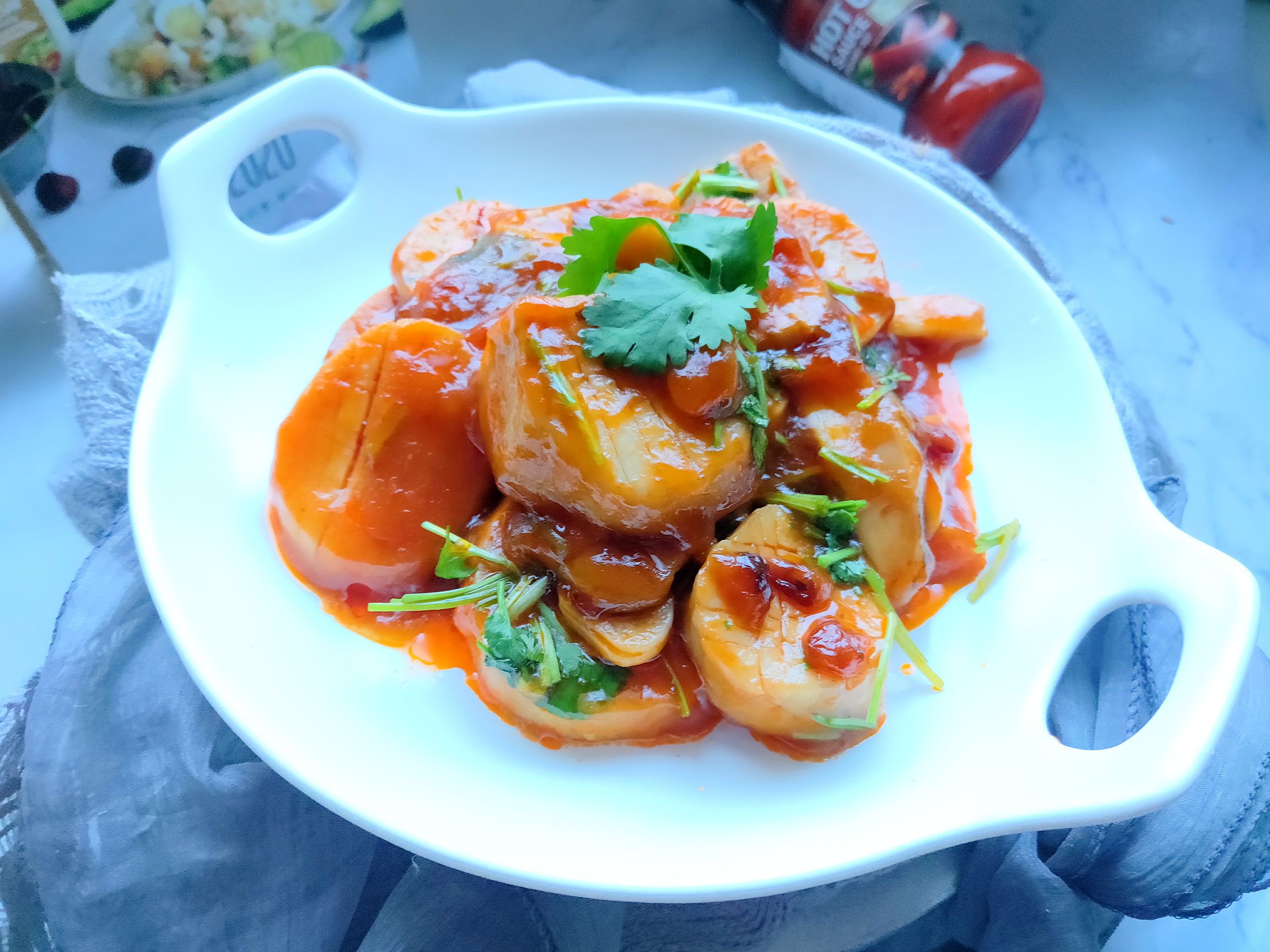 番茄辣醬杏鮑菇的做法-酸辣味煎菜譜-易網(wǎng)<a href=http://www.aoa7937.com/ target=_blank class=infotextkey>健康養(yǎng)生</a>網(wǎng) 番茄辣醬杏鮑菇的做法-酸辣味煎菜譜