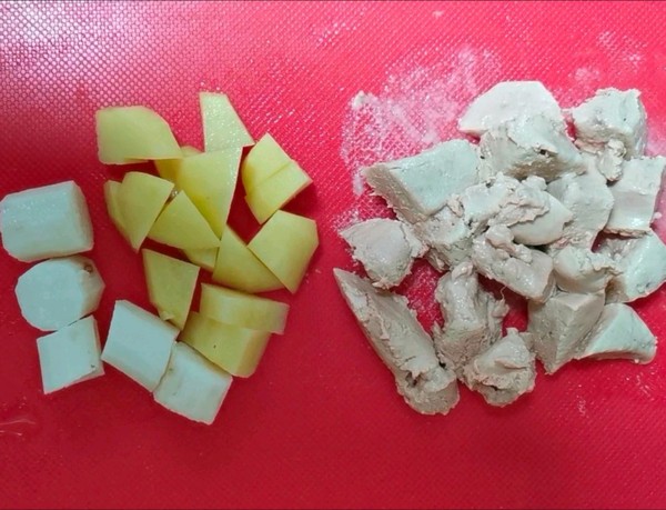 鵝肝山藥土豆腸的做法-家常味蒸菜譜