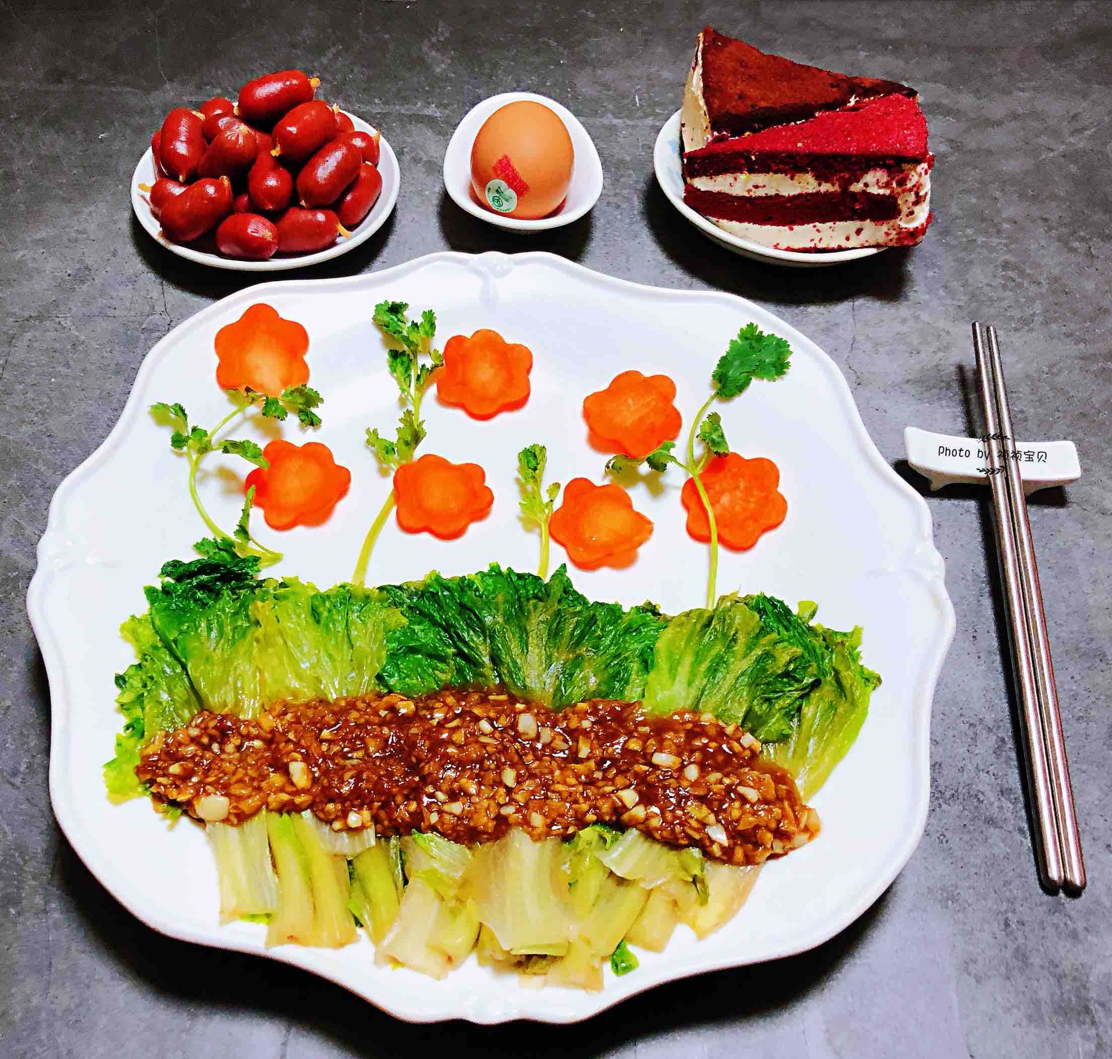 蠔油蒜蓉生菜的做法-咸鮮味煮菜譜-易網健康養生網 蠔油蒜蓉生菜的做法-咸鮮味煮菜譜