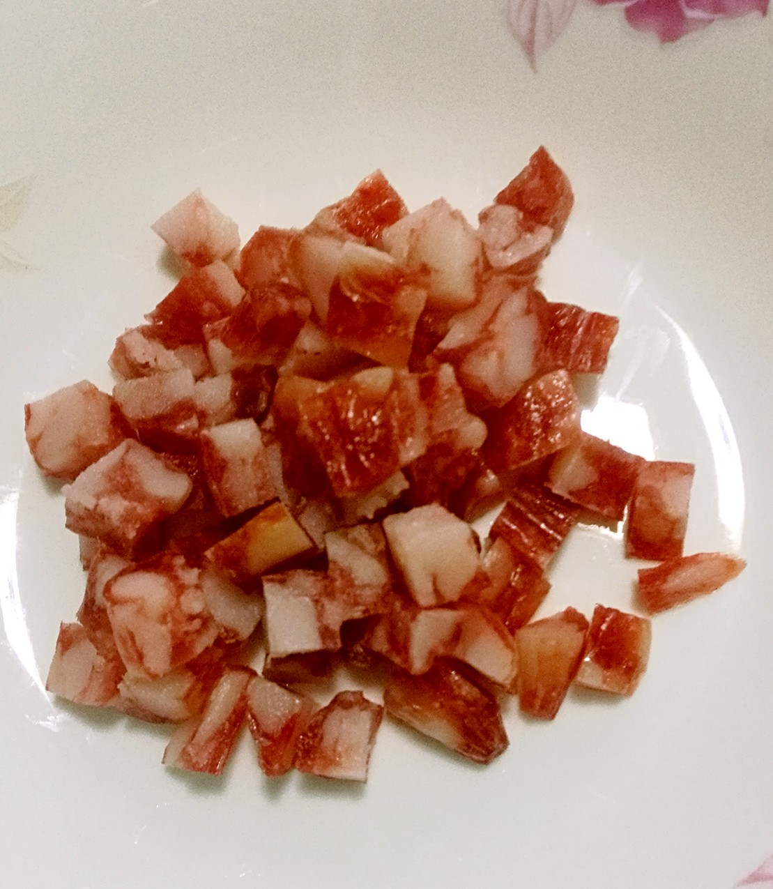 豌豆米炒香腸的做法-其它口味炒菜譜