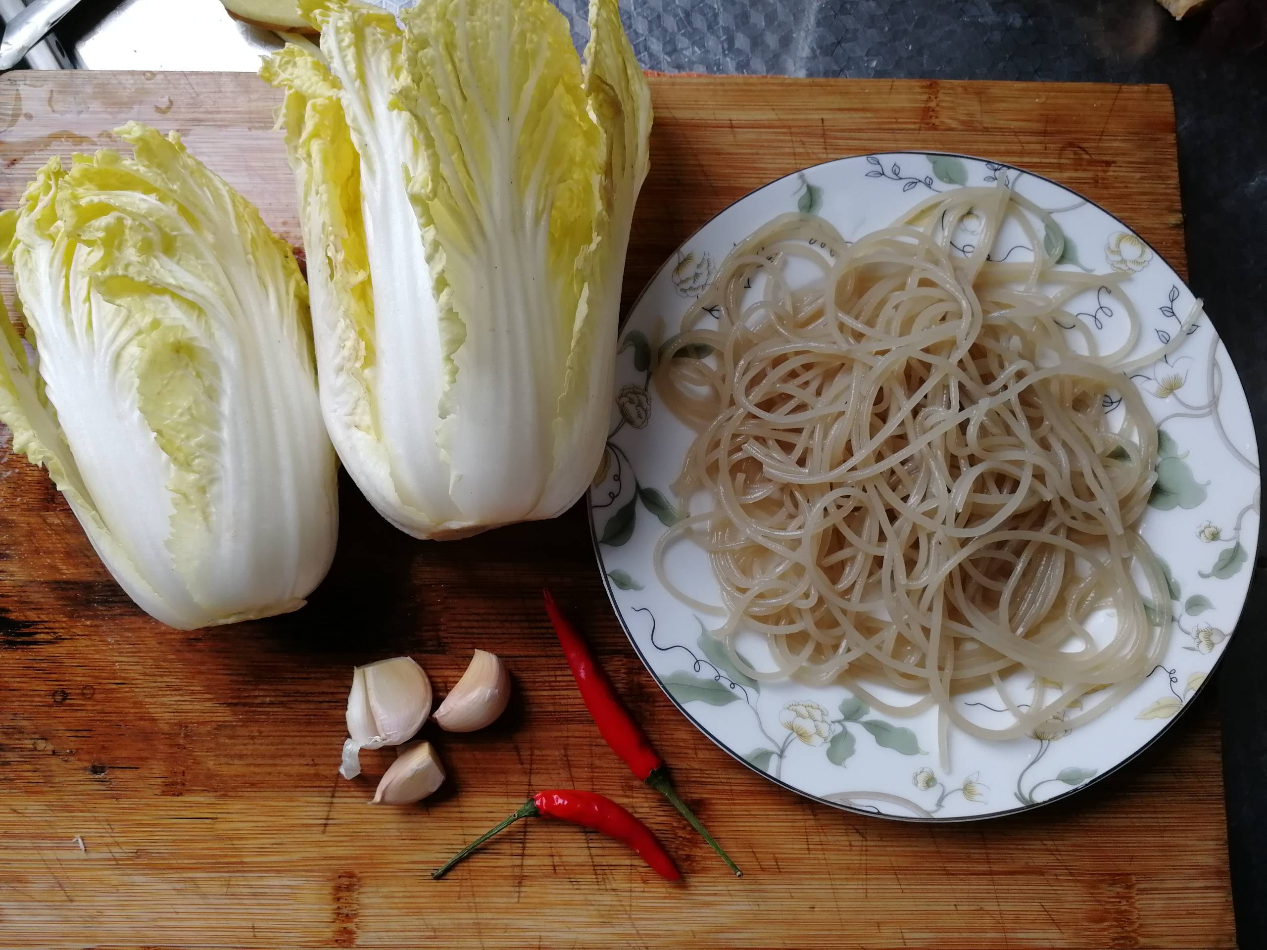 娃娃菜蒸粉絲的做法-咸鮮味蒸菜譜