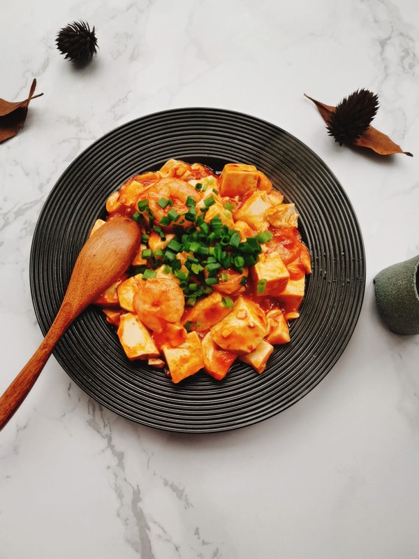 蝦仁豆腐的做法-香辣味燒菜譜-易網(wǎng)健康養(yǎng)生網(wǎng) 蝦仁豆腐的做法-香辣味燒菜譜