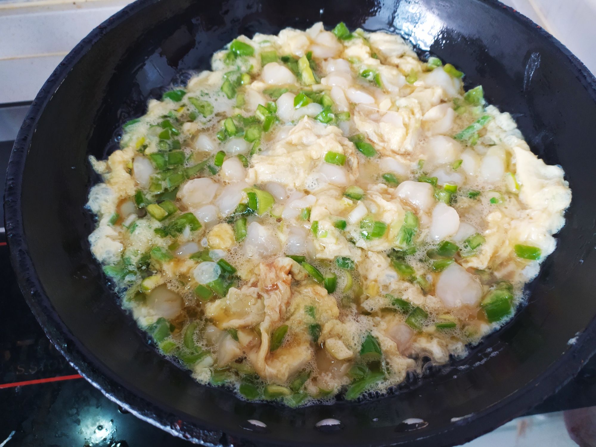 瑤柱炒雞蛋的做法-家常味炒菜譜