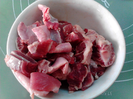 粉蒸牛肉的做法-咸鮮味蒸菜譜