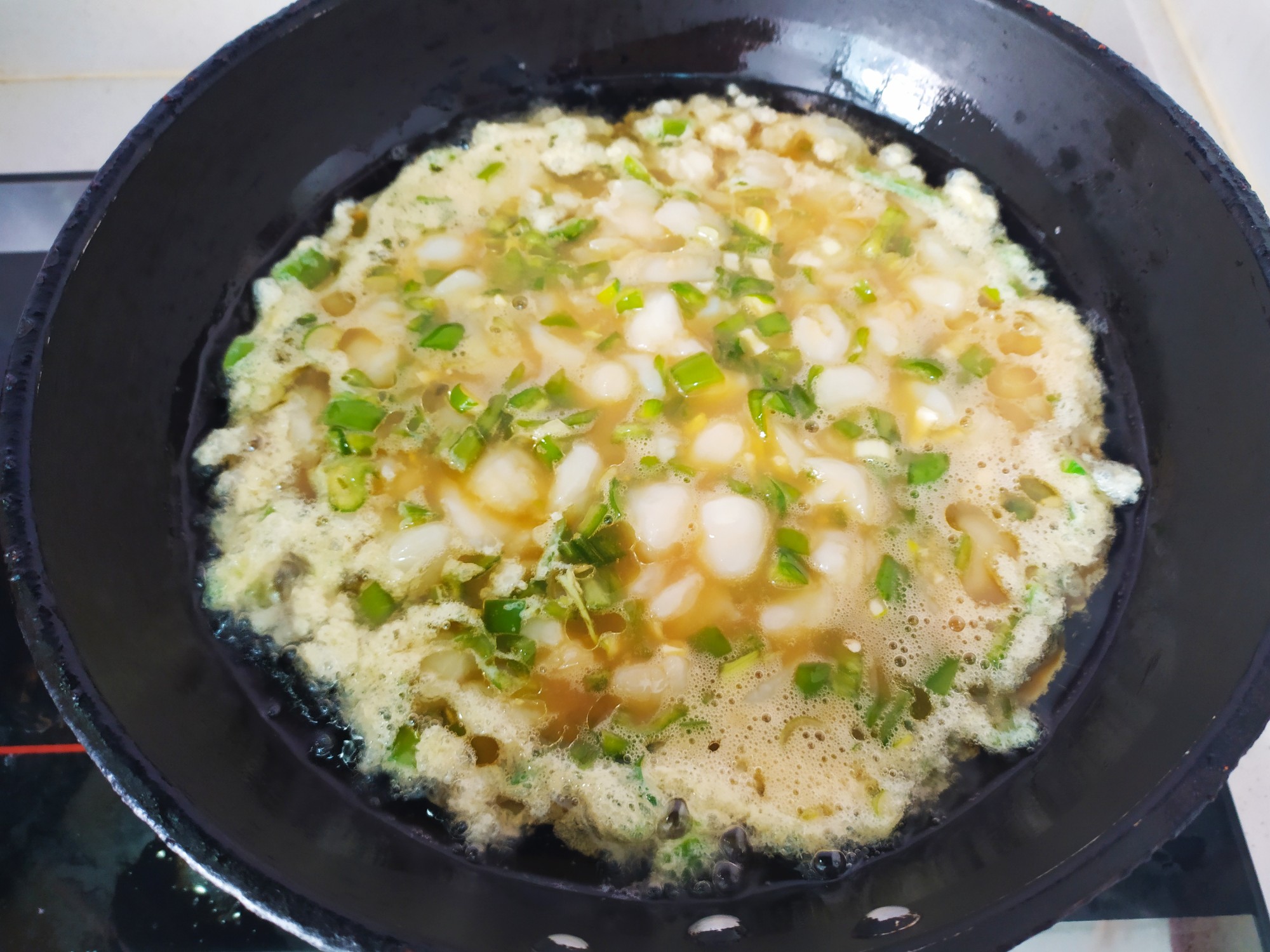 瑤柱炒雞蛋的做法-家常味炒菜譜