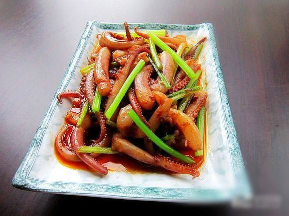 香辣魷魚須的做法-香辣味炒菜譜