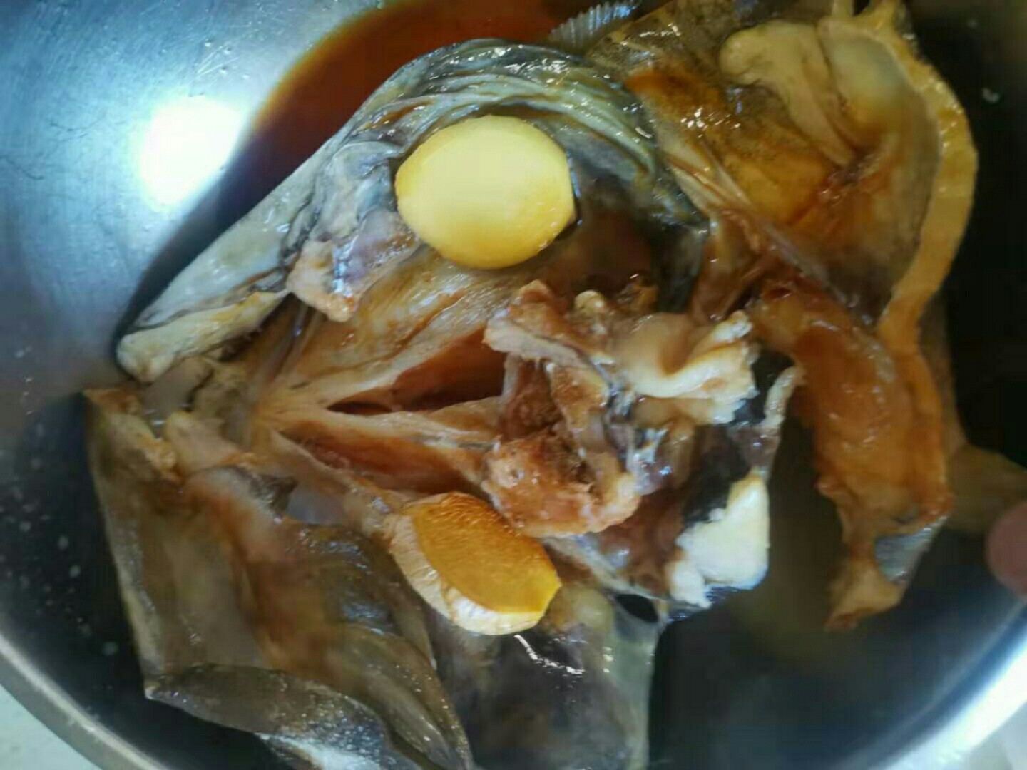 清蒸鰈魚頭的做法-家常味蒸菜譜