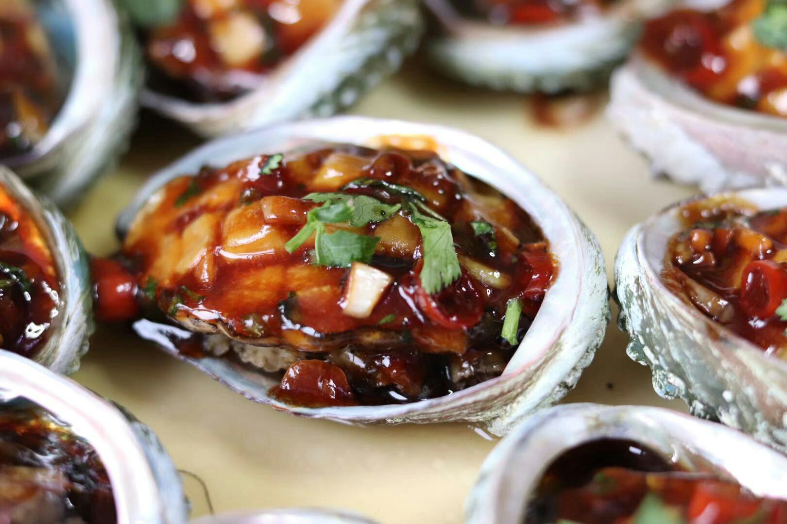 澆汁鮑魚的做法-咸鮮味蒸菜譜-易網健康養生網 澆汁鮑魚的做法-咸鮮味蒸菜譜