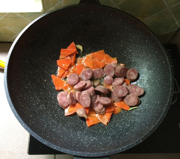 雜蔬炒純肉腸的做法-家常味炒菜譜