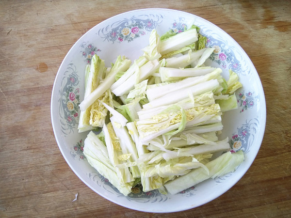 大白菜燒平菇的做法-家常味燒菜譜