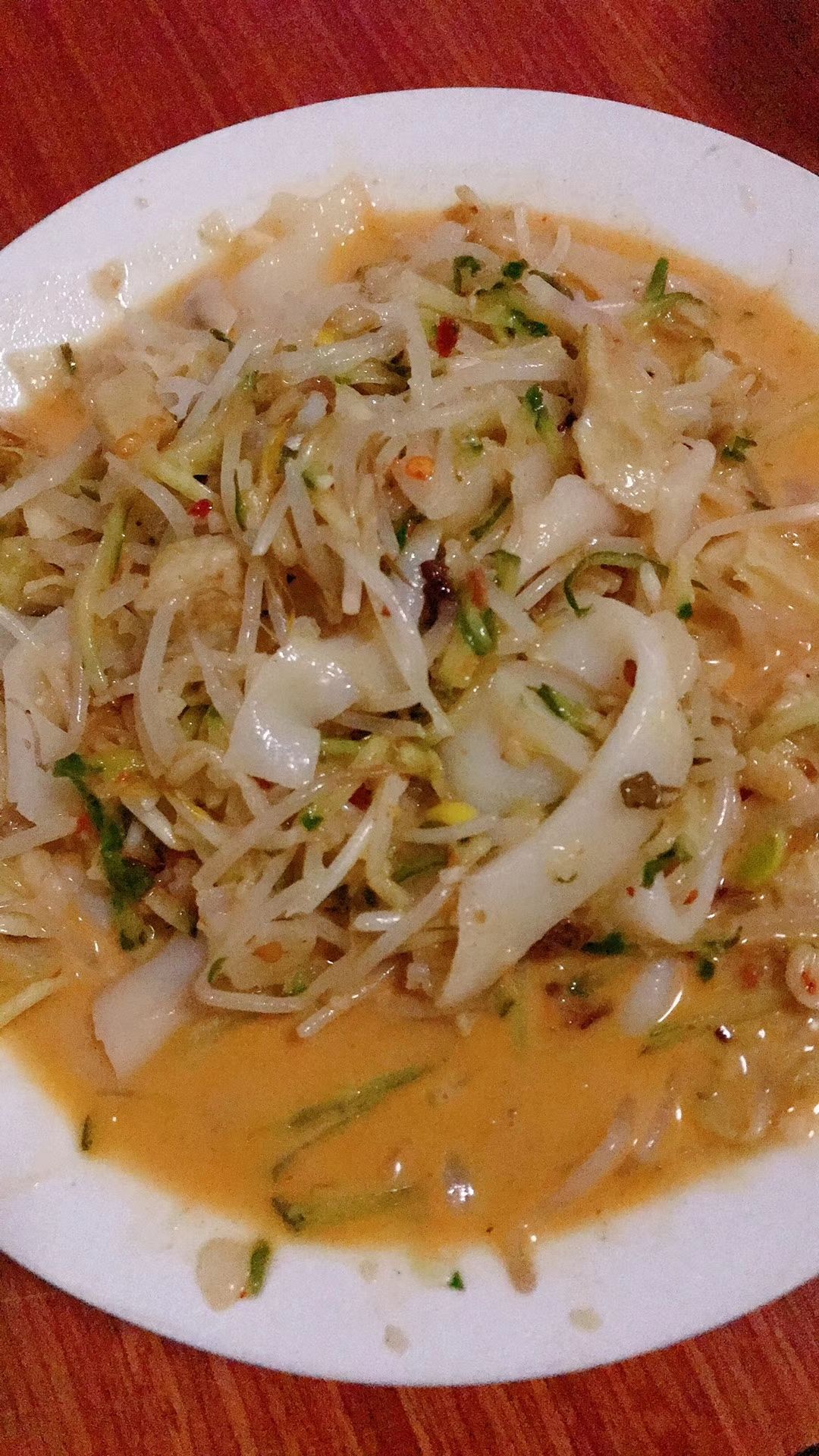自制涼皮，的做法-麻辣味拌菜譜
