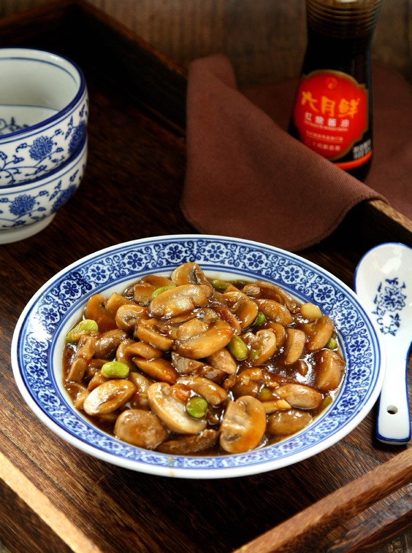 素燒口蘑的做法-家常味燒菜譜-易網健康養生網 素燒口蘑的做法-家常味燒菜譜