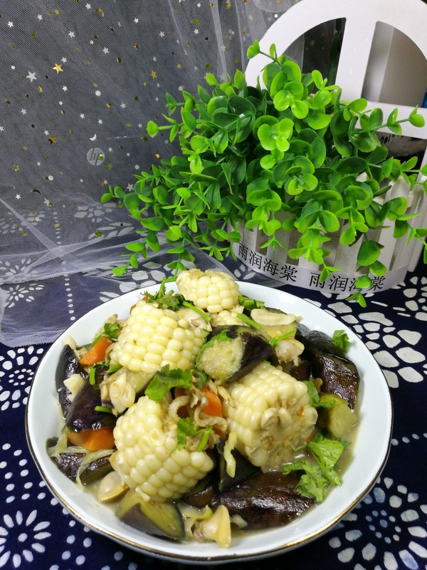 茄子花蜆子燴玉米的做法-家常味燴菜譜-易網(wǎng)健康養(yǎng)生網(wǎng) 茄子花蜆子燴玉米的做法-家常味燴菜譜