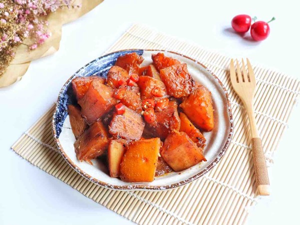 醬燒南瓜的做法-家常味燜菜譜-易網(wǎng)健康養(yǎng)生網(wǎng) 醬燒南瓜的做法-家常味燜菜譜