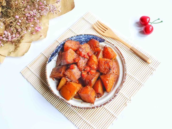 醬燒南瓜的做法-家常味燜菜譜-易網(wǎng)健康養(yǎng)生網(wǎng) 醬燒南瓜的做法-家常味燜菜譜