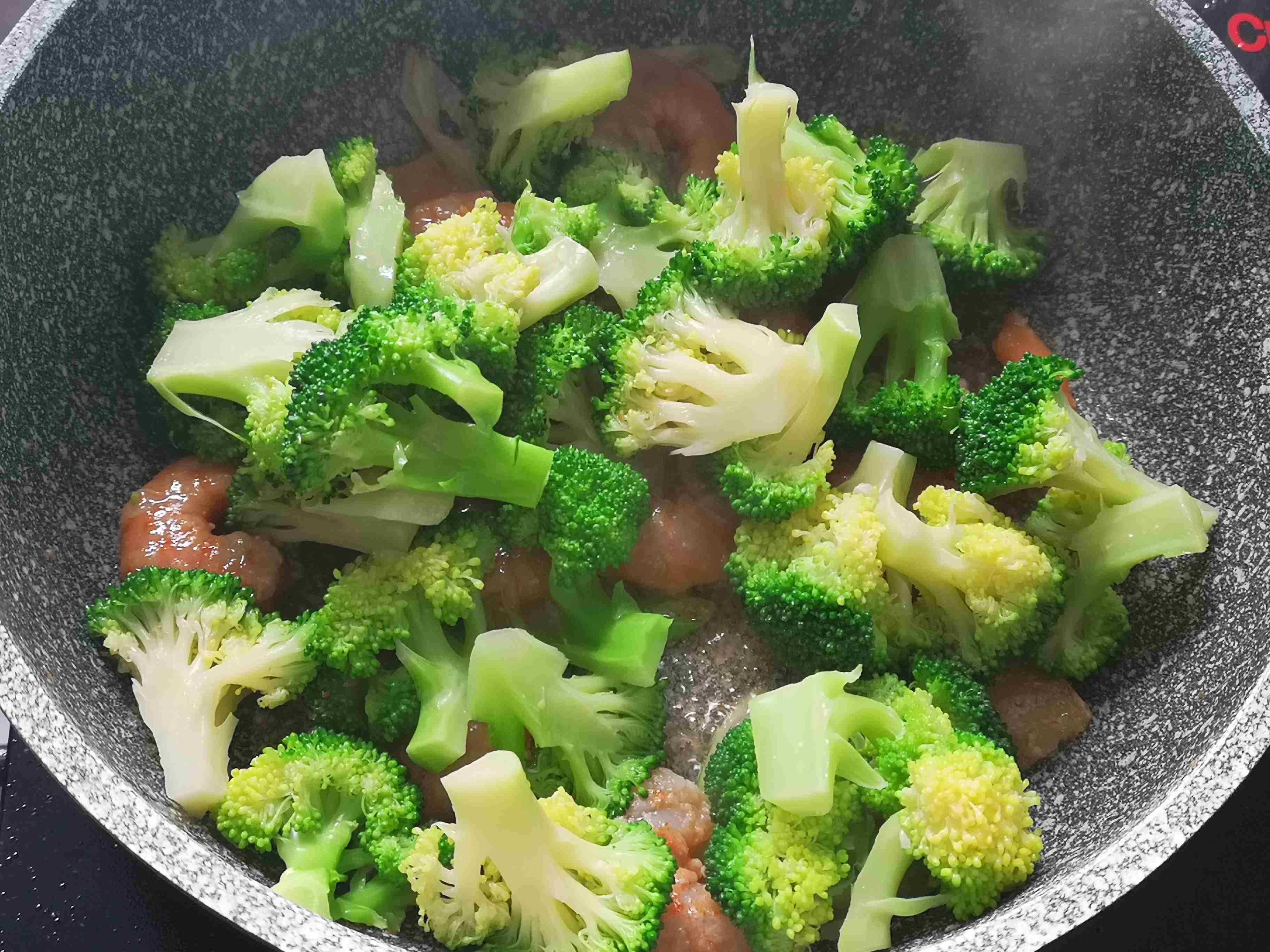 美味不發胖，蝦仁西藍花的做法-咸鮮味炒菜譜