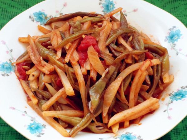 番茄炒雙豆的做法-家常味炒菜譜-易網(wǎng)健康養(yǎng)生網(wǎng) 番茄炒雙豆的做法-家常味炒菜譜