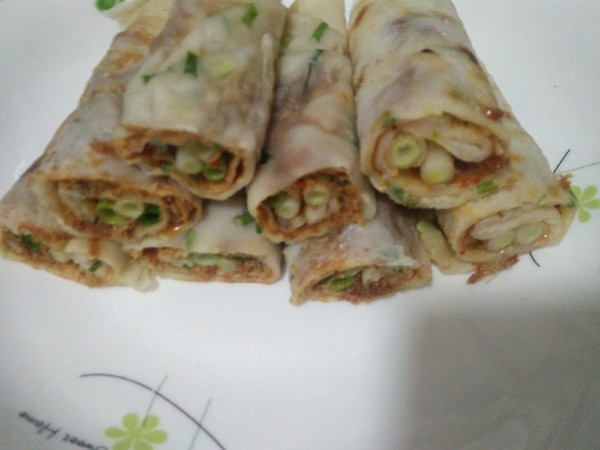 香辣醬肉松卷餅的做法-咸鮮味煎菜譜-易網健康養(yǎng)生網 香辣醬肉松卷餅的做法-咸鮮味煎菜譜