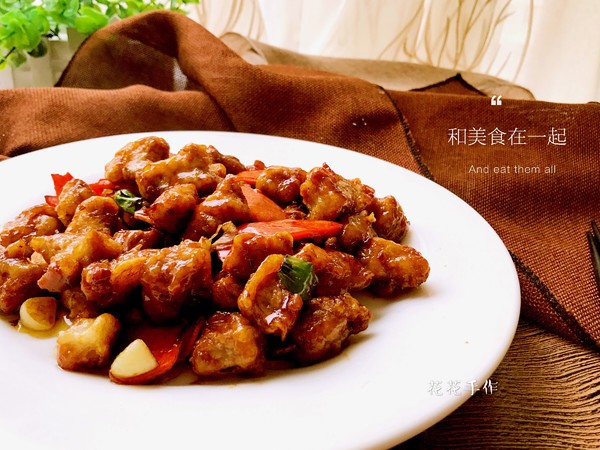 糖醋版溜肉段的做法-酸甜味熘菜譜