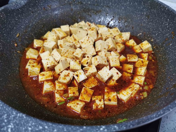 麻婆豆腐的做法-香辣味燒菜譜